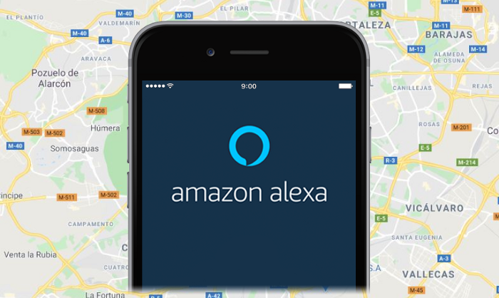 Alexa mandame la direccion a mi movil