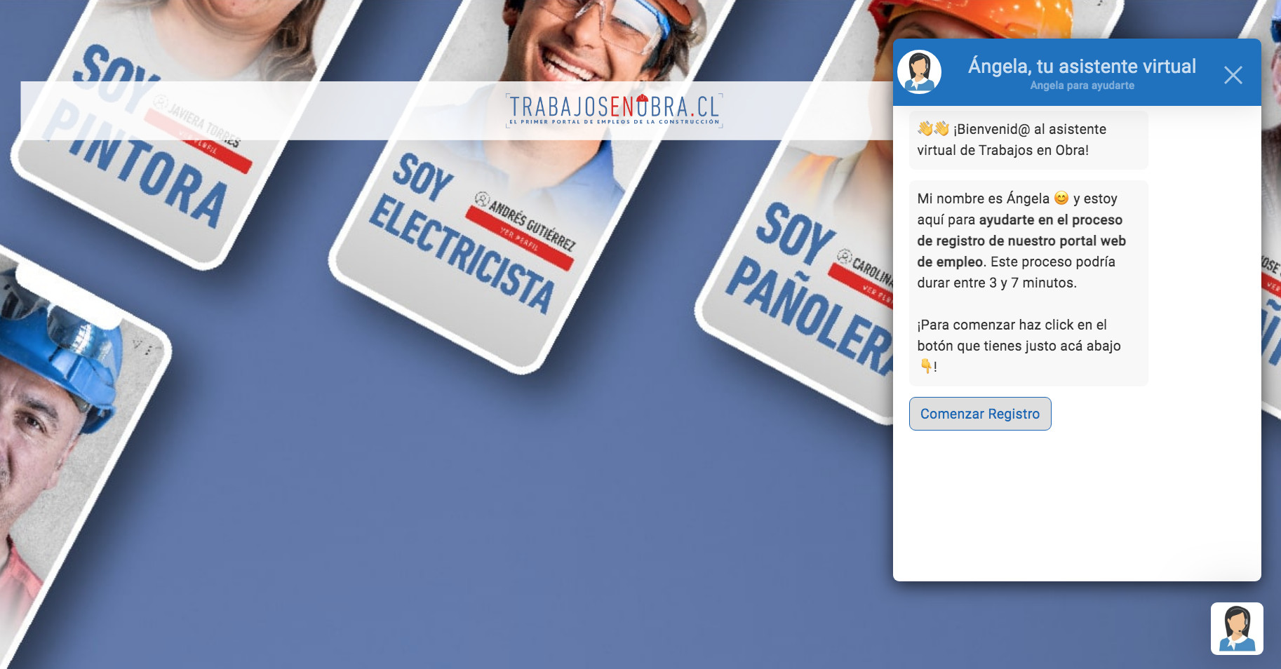 Asistente Virtual de Trabajos en Obra Asistente Virtual de Trabajos en Obra