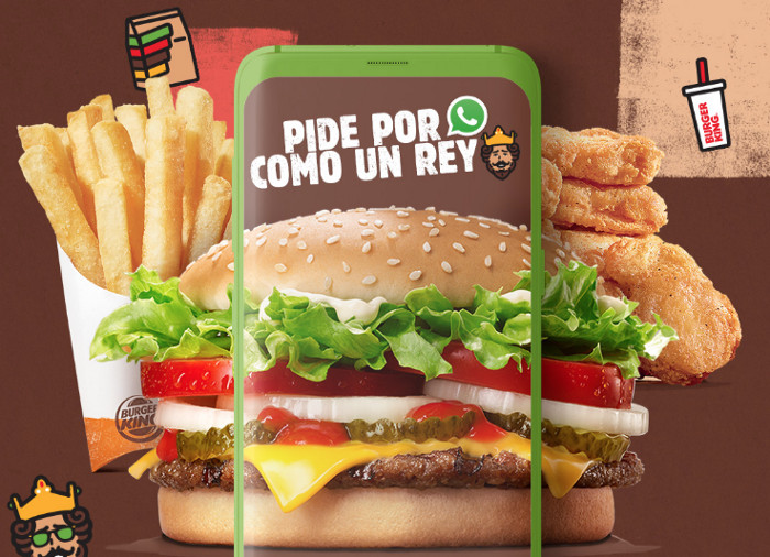 Burger King ya recibe pedidos por WhatsApp a través de un chatbot Burger King ya recibe pedidos por WhatsApp a traves de un chatbot