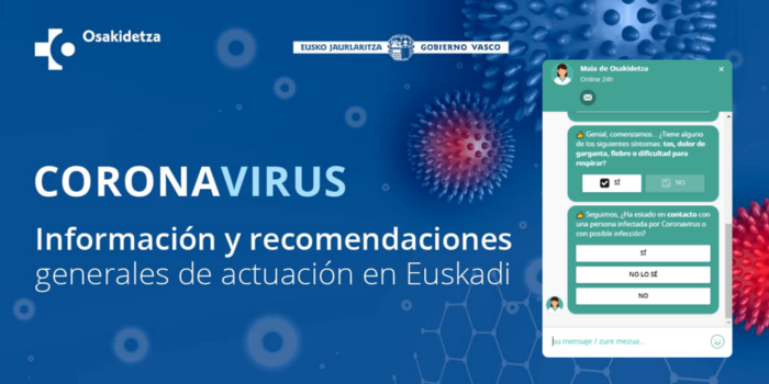 Tecnologia de Chatbot Chocolate en Osakidetza
