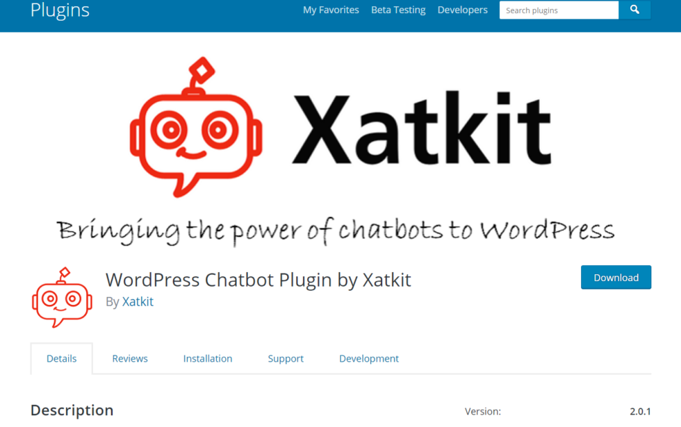 Chatbot gratuito para WordPress chatbot-wordpress