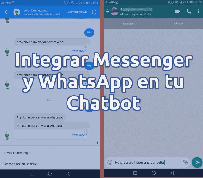 Integrar tu chatbot de FB Messenger con WhatsApp whatsapp-chatbot