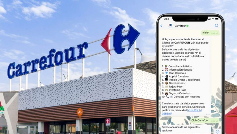 El chatbot de Carrefour ya está disponible chatbot whatsapp carrefour 1 e1634547290427